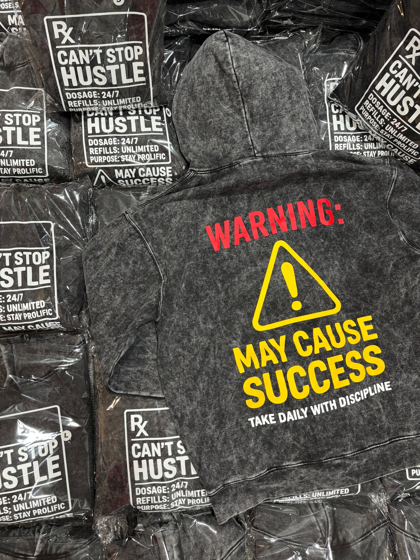 Rx: Can’t Stop Hustle™ “May Cause Success” Hoodie