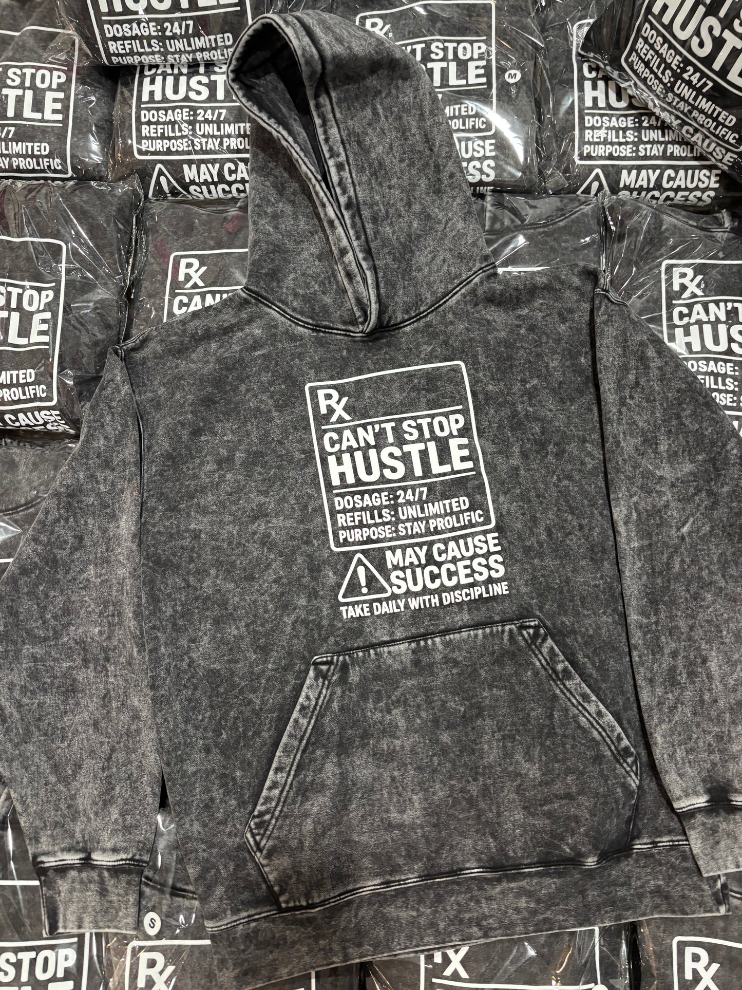 Rx: Can’t Stop Hustle™ “May Cause Success” Hoodie